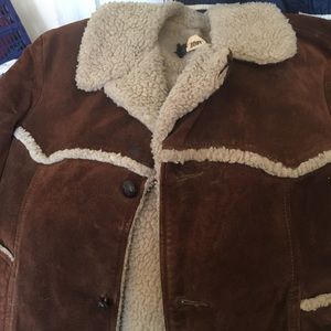 Men's Pile Leather Jacket